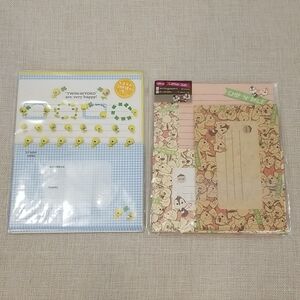 Chip 'N' Dale and Twin Hiyoko Stationery Sets